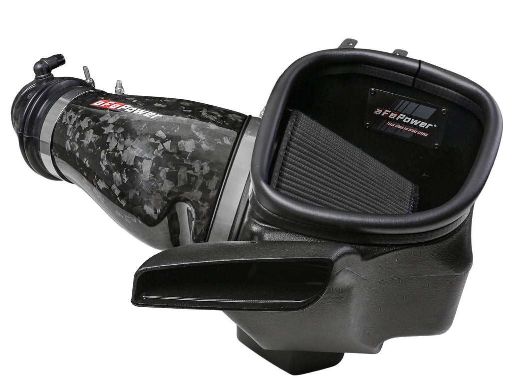 aFe Track Series Forged Carbon Fiber Cold Air Intake System w/ Black Pro 5R Filter - Dodge Durango SRT Hellcat 2021-2026