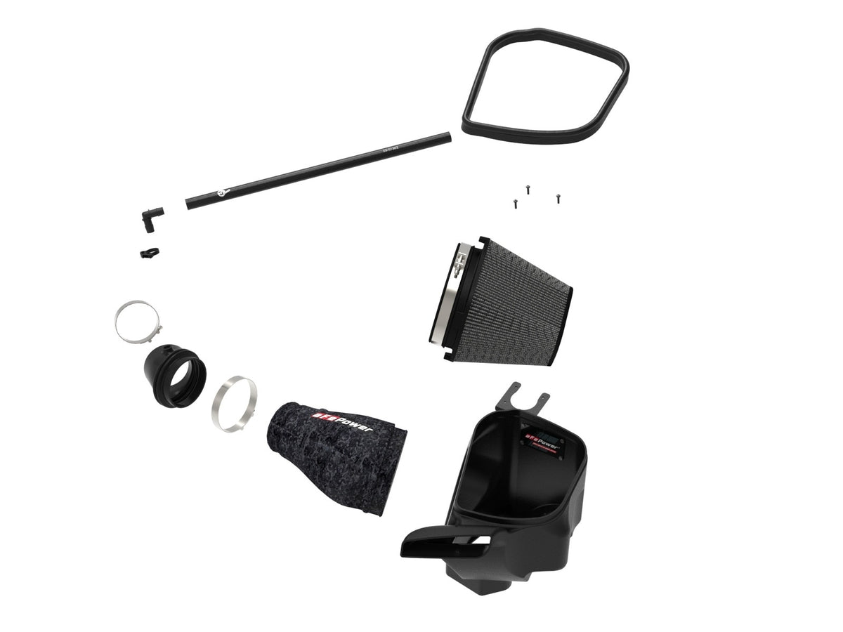 aFe Track Series Forged Carbon Fiber Cold Air Intake System w/ Black Pro 5R Filter - Dodge Durango SRT Hellcat 2021-2026