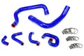 HPS Performance High Temp Reinforced Silicone Radiator and Heater Coolant Hose Kit Blue 57-1010-BLUE