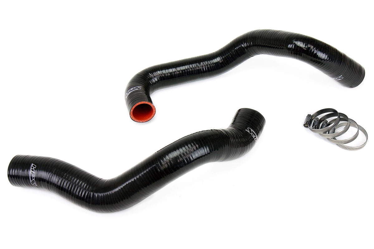 HPS Performance High Temp Reinforced Silicone Radiator Coolant Hose Kit Black 57-1011-BLK