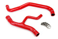 HPS Performance High Temp Reinforced Silicone Radiator Coolant Hose Kit Red 57-1012-RED