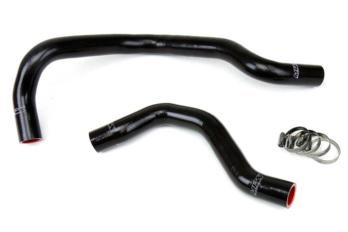 HPS Performance High Temp Reinforced Silicone Radiator Coolant Hose Kit Black 57-1016-BLK