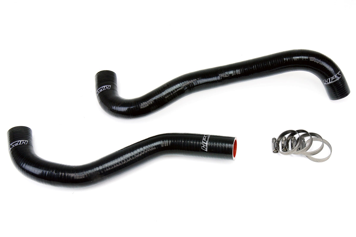 HPS Performance High Temp Reinforced Silicone Radiator Coolant Hose Kit Black 57-1199-BLK