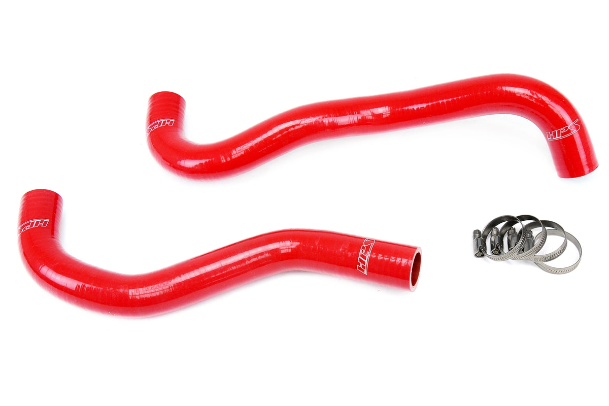 HPS Performance High Temp Reinforced Silicone Radiator Coolant Hose Kit Red 57-1199-RED