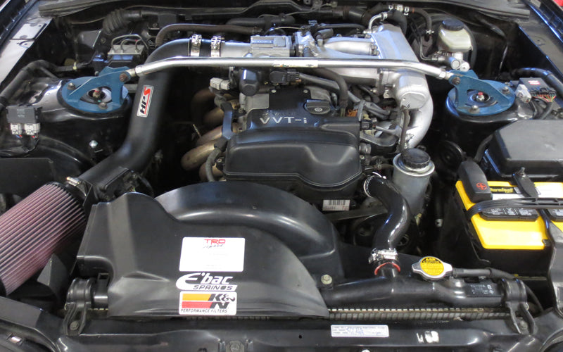 HPS Performance High Temp Reinforced Silicone Radiator Coolant Hose Kit, Black, 57-1225-BLK