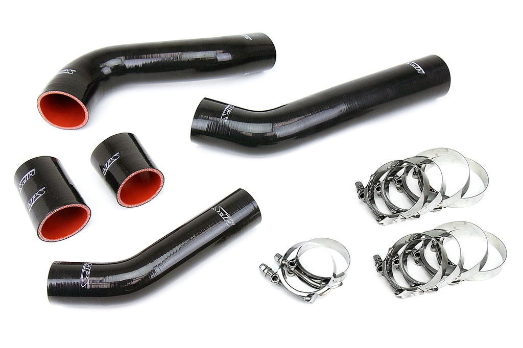 HPS Performance High Temp Reinforced Silicone Intercooler Hose Boots Kit Black 57-1228-BLK