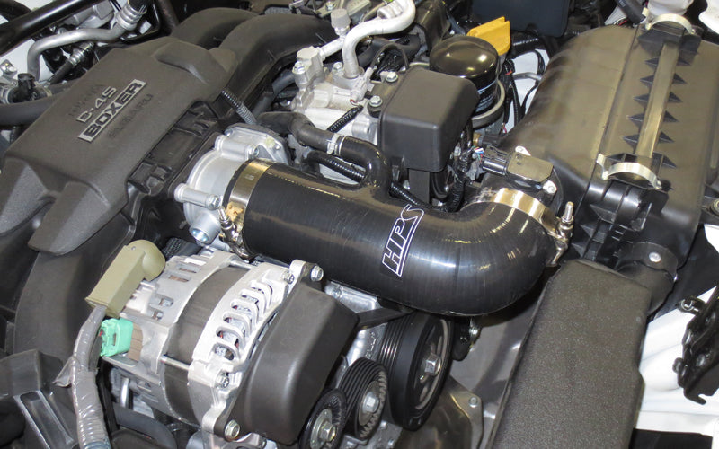 HPS Performance High Temp Reinforced Silicone Air Intake Hose Kit, Black, 57-1231-BLK