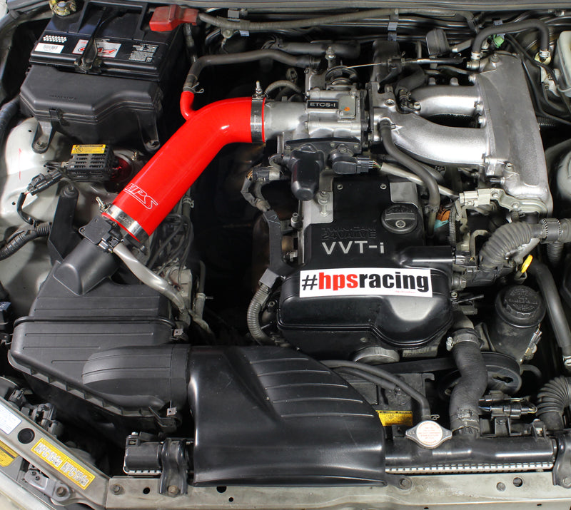 HPS Performance High Temp Reinforced Silicone Air Intake Hose Kit, Black, 57-1232-BLK