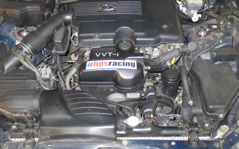 HPS Performance High-Temp Reinforced Silicone Radiator and Heater Coolant Hose Kit (Black) - Lexus IS300 (2001-2005)