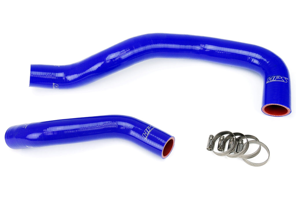 HPS Performance High Temp Reinforced Silicone Radiator and Heater Coolant Hose Kit Blue 57-1271-BLUE