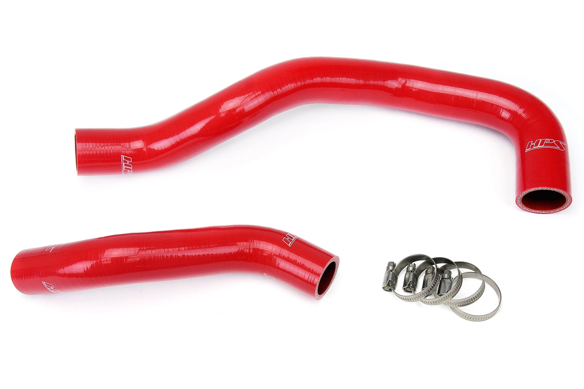HPS Performance High Temp Reinforced Silicone Radiator and Heater Coolant Hose Kit Red 57-1271-RED
