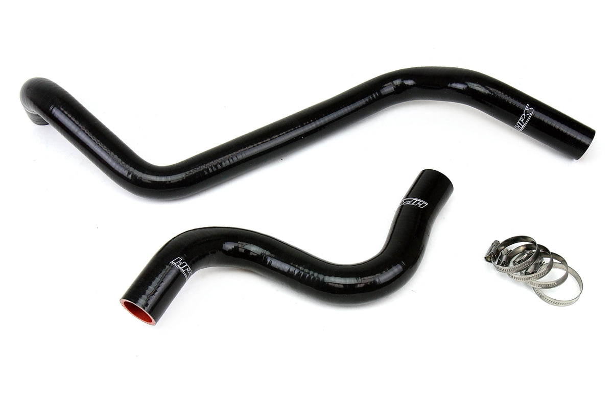 HPS Performance High Temp Reinforced Silicone Radiator Coolant Hose Kit Black 57-1274-BLK