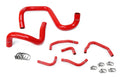 HPS Performance High Temp Reinforced Silicone Radiator and Heater Coolant Hose Kit Red 57-1285-RED