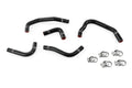HPS Performance High Temp Reinforced Silicone Heater Coolant Hose Kit Black 57-1285H-BLK