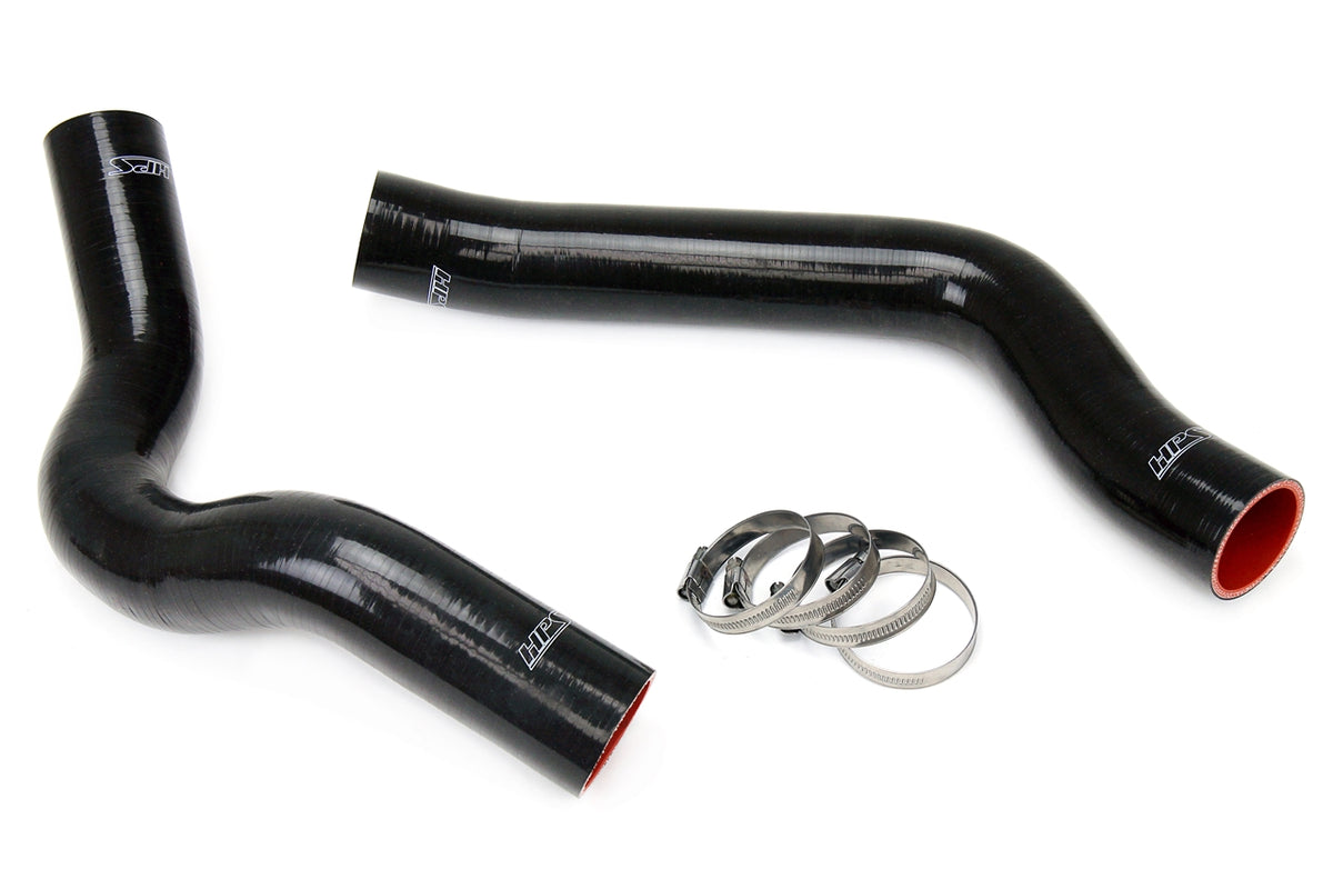 HPS Performance High Temp Reinforced Silicone Radiator Coolant Hose Kit Black 57-1317-BLK