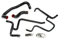 HPS Performance High Temp Reinforced Silicone Radiator and Heater Coolant Hose Kit Black 57-1327-BLK