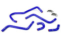 HPS Performance High Temp Reinforced Silicone Radiator Coolant Hose Kit Blue 57-1345-BLUE