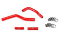 HPS Performance High Temp Reinforced Silicone Radiator Coolant Hose Kit Red 57-1350-RED
