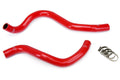 HPS Performance High Temp Reinforced Silicone Radiator Coolant Hose Kit Red 57-1393-RED