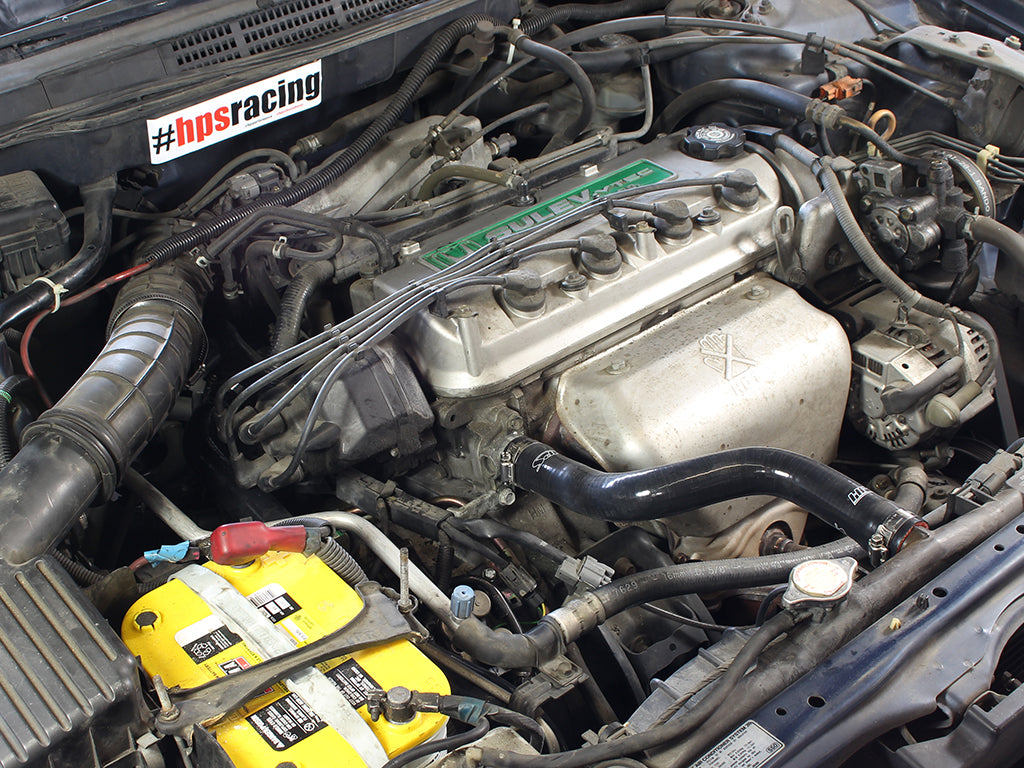 HPS Performance High-Temp Reinforced Silicone Radiator Coolant Hose Kit (Black) - Honda Accord 4Cyl (1998-2002)