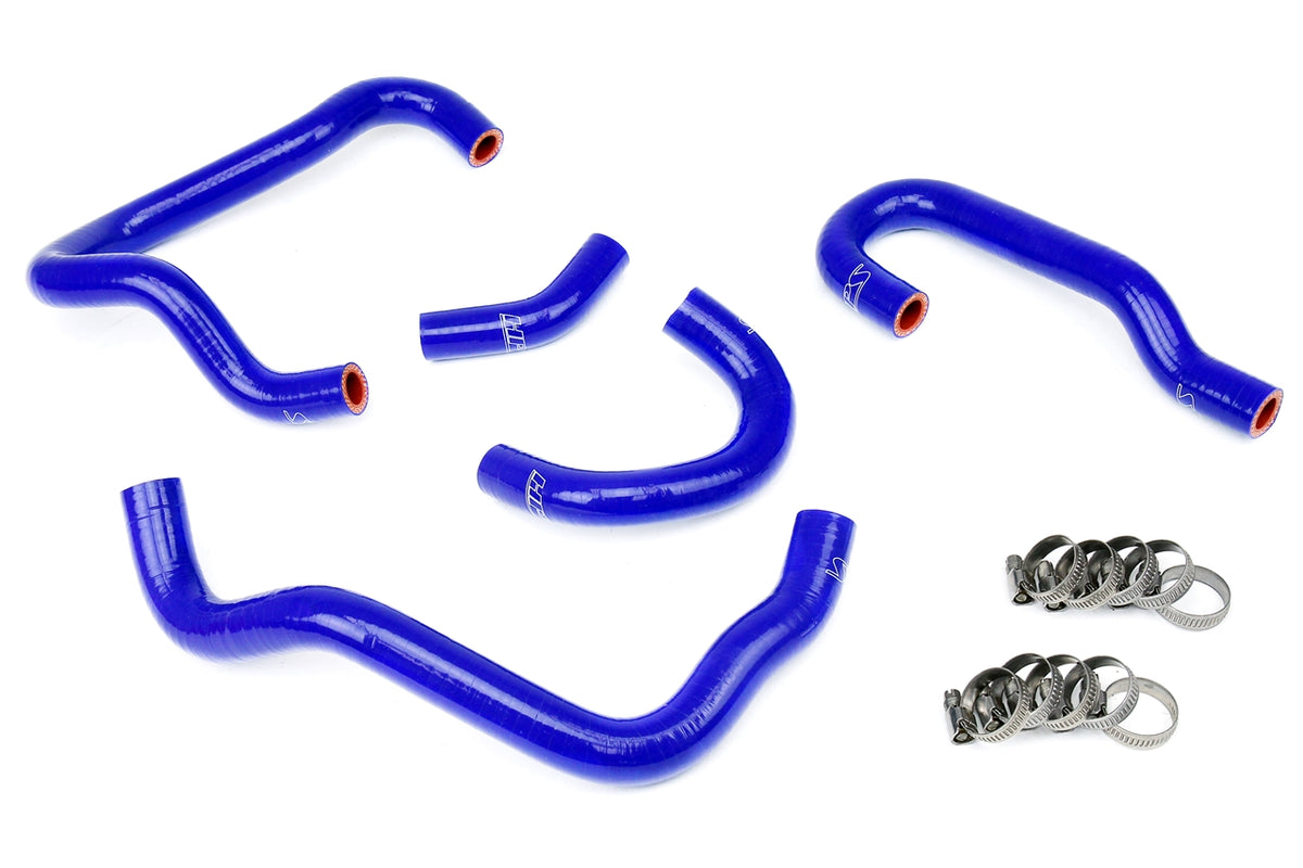 HPS Performance High Temp Reinforced Silicone Heater Coolant Hose Kit Blue 57-1415-BLUE