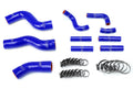 HPS Performance High Temp Reinforced Silicone Radiator and Heater Coolant Hose Kit Blue 57-1441-BLUE