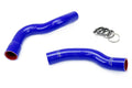 HPS Performance High Temp Reinforced Silicone Radiator Coolant Hose Kit Blue 57-1449R-BLUE