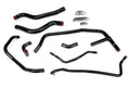 HPS Performance High Temp Reinforced Silicone Radiator and Heater Coolant Hose Kit Black 57-1452-BLK