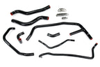 HPS Performance High Temp Reinforced Silicone Radiator and Heater Coolant Hose Kit Black 57-1452-BLK