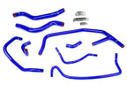 HPS Performance High Temp Reinforced Silicone Radiator and Heater Coolant Hose Kit Blue 57-1452-BLUE