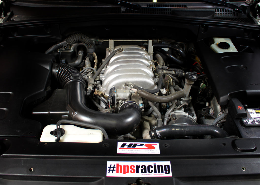 HPS Performance High-Temp Reinforced Silicone Radiator and Heater Coolant Hose Kit (Black) - Lexus GX470 Left Hand Drive / Toyota 4Runner Left Hand Drive (2003-2009)