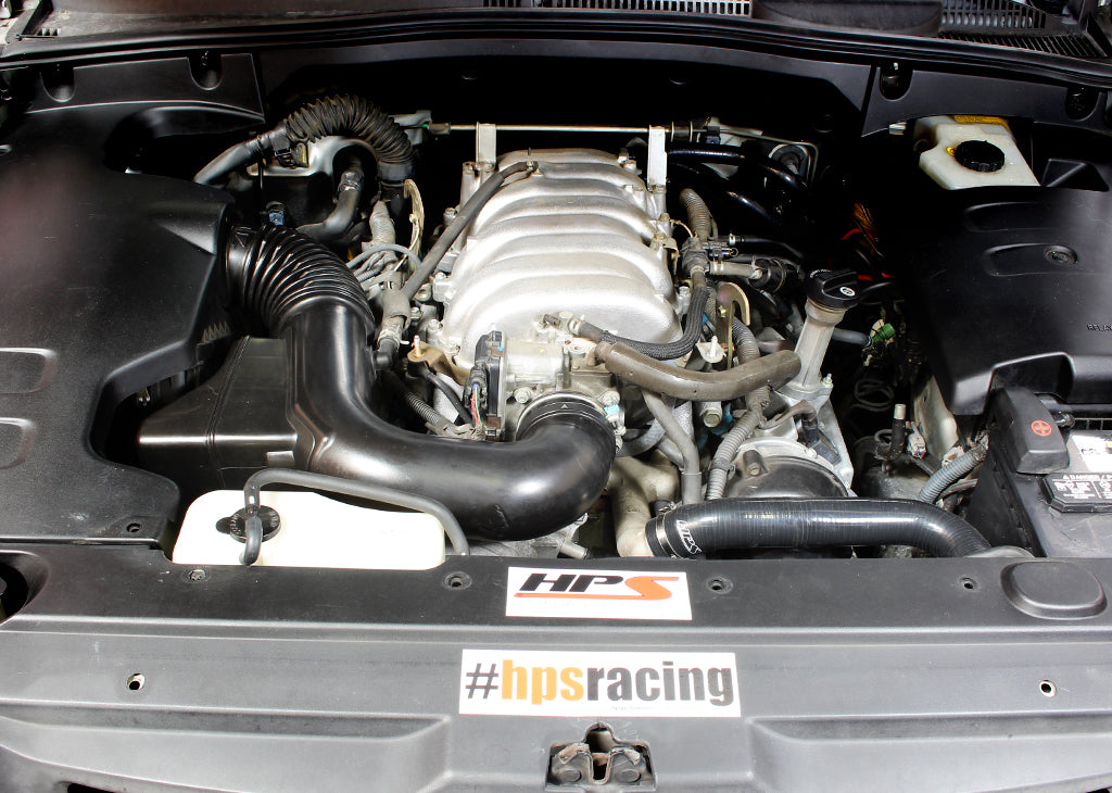 HPS Performance High-Temp Reinforced Silicone Radiator Coolant Hose Kit (Black) - Lexus GX470 / Toyota 4Runner - (2003-2009)