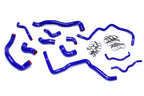 HPS Performance High Temp Reinforced Silicone Radiator and Ancillary Coolant Hose Kit Blue 57-1476-BLUE