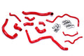 HPS Performance High Temp Reinforced Silicone Radiator and Ancillary Coolant Hose Kit Red 57-1476-RED