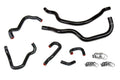 HPS Performance High Temp Reinforced Silicone Radiator and Heater Coolant Hose Kit Black 57-1490-BLK
