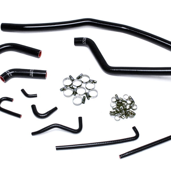 HPS Performance High Temp Reinforced Silicone Radiator Coolant Hose Kit Black 57-1504-BLK