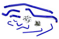 HPS Performance High Temp Reinforced Silicone Radiator Coolant Hose Kit Blue 57-1504-BLUE