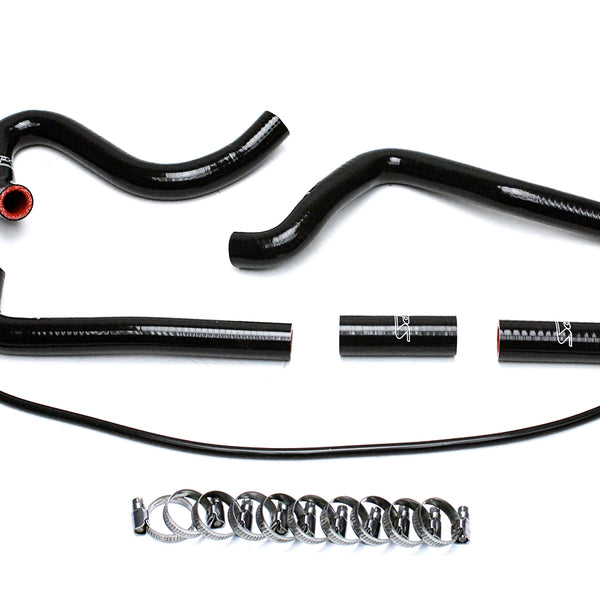 HPS Performance High Temp Reinforced Silicone Radiator Coolant Hose Kit Black 57-1505-BLK