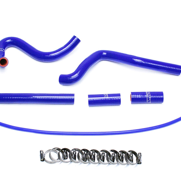 HPS Performance High Temp Reinforced Silicone Radiator Coolant Hose Kit Blue 57-1505-BLUE