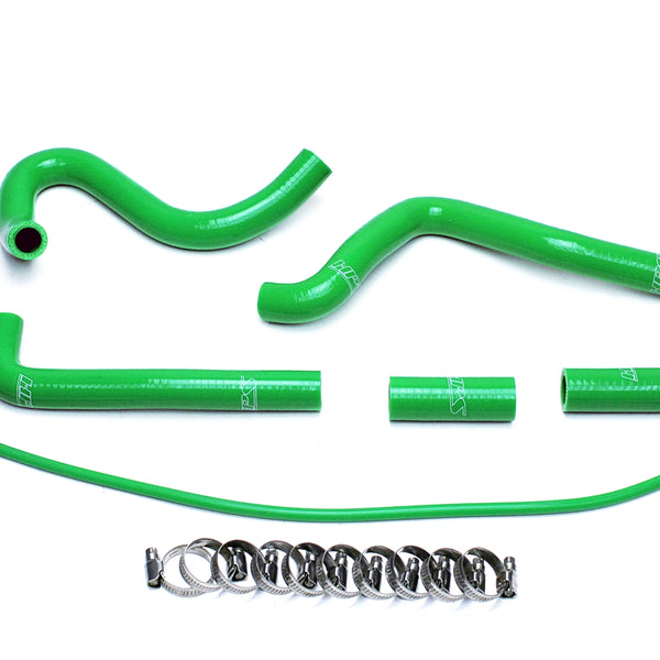 HPS Performance High Temp Reinforced Silicone Radiator Coolant Hose Kit Green 57-1505-GRN