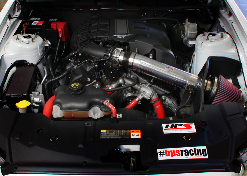 HPS Performance High-Temp Reinforced Silicone Radiator and Heater Coolant Hose Kit (Blue) - Ford Mustang (2015-2017)