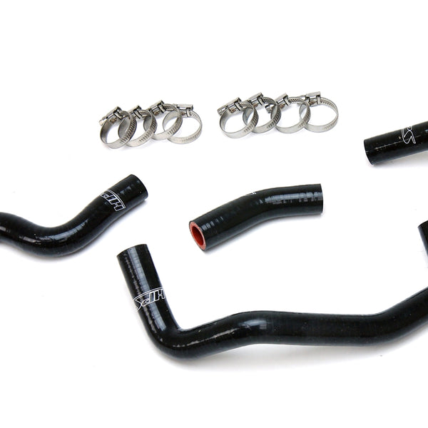 HPS Performance High Temp Reinforced Silicone Heater Coolant Hose Kit Black 57-1508-BLK