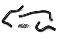 HPS Performance High Temp Reinforced Silicone Heater Coolant Hose Kit Black 57-1520-BLK
