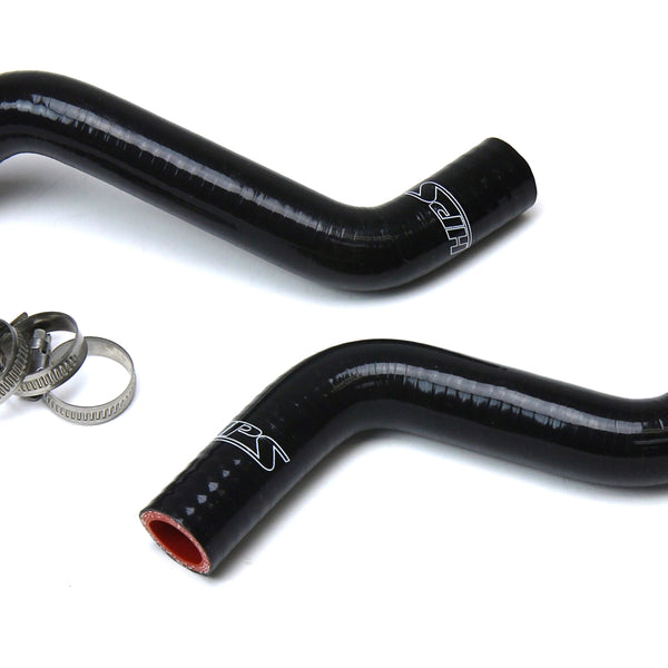 HPS Performance High Temp Reinforced Silicone Radiator Coolant Hose Kit Black 57-1524-BLK