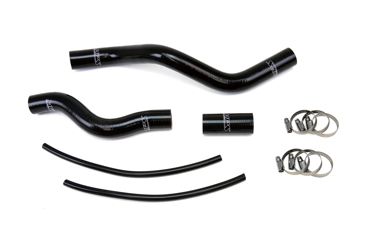 HPS Performance High Temp Reinforced Silicone Radiator Coolant Hose Kit Black 57-1526-BLK