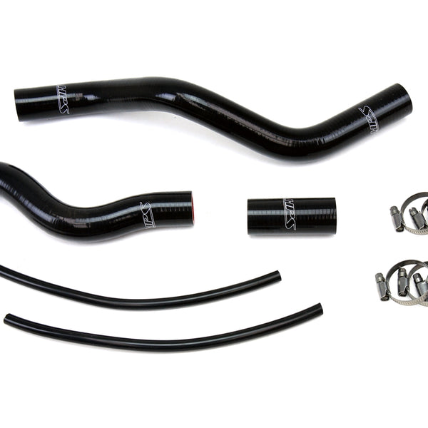 HPS Performance High Temp Reinforced Silicone Radiator Coolant Hose Kit Black 57-1526-BLK