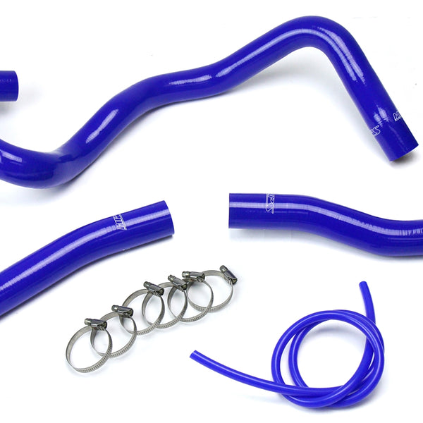 HPS Performance High Temp Reinforced Silicone Radiator Coolant Hose Kit Blue 57-1530-BLUE