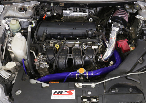 HPS Performance High Temp Reinforced Silicone Radiator Coolant Hose Kit, Red, 57-1530-RED
