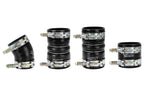 HPS Performance Ultra High Temp Aramid Reinforced Silicone Intercooler Hose Boots Kit Black 57-1538-BLK