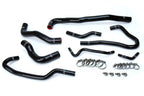 HPS Performance High Temp Reinforced Silicone Radiator and Heater Coolant Hose Kit Black 57-1546-BLK